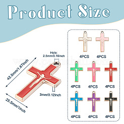 32шт 8-х цветные пластиковые подвески ccb KY-TA0001-24