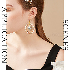 30шт 5 стиля хрустальные стеклянные подвески со стразами&nbsp;RB-TA0001-09