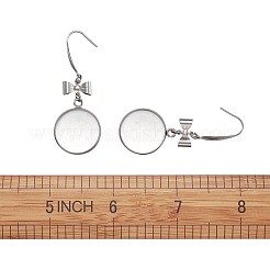 Ganchos para pendientes de acero inoxidable quirúrgico 316&nbsp;STAS-TAC0001-01C