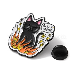 Broches en émail à motif animal flamboyant&nbsp;AL-I003-02EB-02