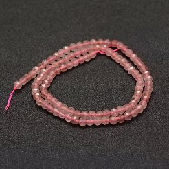 Природного кварца клубники нитей бисера G-F460-24
