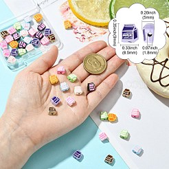 45 Stück 9 Farben Backfarbe Legierungsperlen&nbsp;FIND-CJ0003-28