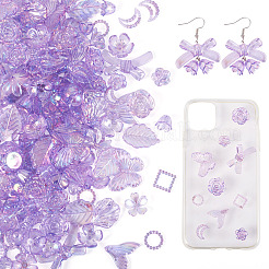 182шт 100г прозрачные акриловые бусины&nbsp;OACR-TA0003-66E