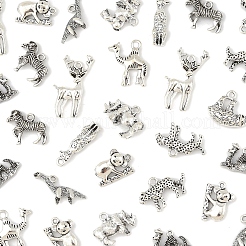 50 шт. подвески в виде животных из сплава в тибетском стиле&nbsp;FIND-FS0004-34