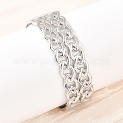 Браслеты из нержавеющей стали 304 для женщин&nbsp;BJEW-Z155-04P