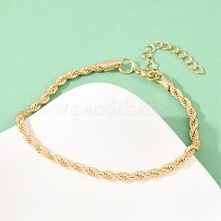 Наборы из кулонов-крестов из сплава и браслетов-цепочек для женщин.&nbsp;SJEW-A002-01G