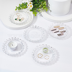 Ahademaker 6шт прозрачный стеклянный подсвечник DJEW-GA0001-38