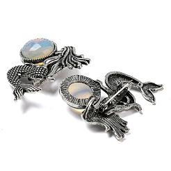 Broche sirène en alliage&nbsp;JEWB-C026-02D-AS