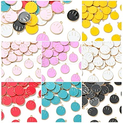 35шт 7 стиля подвески из сплава с эмалью&nbsp;ENAM-YW0008-01