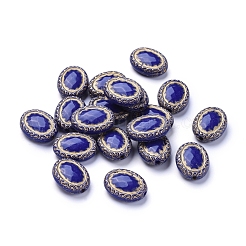 Perles acryliques plaquées&nbsp;X-PACR-T008-06B