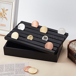 Деревянная витрина для монет AJEW-WH0060-12A