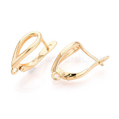 Латунная фурнитура для хооп серег KK-N267-27G