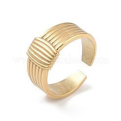 12 шт. ионное покрытие (IP) из нержавеющей стали 304 открытые манжетные кольца RJEW-G312-09G