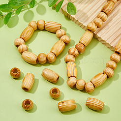 140 Stück 2 Arten Holzperlen&nbsp;WOOD-DC0001-41