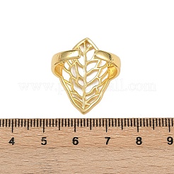 Латунь регулируемые манжеты кольца RJEW-C139-16B-G