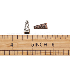 Крышки для бусин тибетского стиля&nbsp;TIBEB-TA0001-06-NR