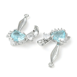 Латунные микро проложить кубического циркония подвески KK-L208-05P-06