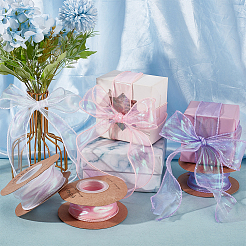 3 рулон 3-цветной плоской радужной нейлоновой органзовой ленты OCOR-CA0001-29