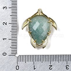 Природные подвески амазонит&nbsp;G-U019-02G-04