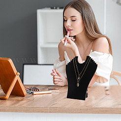 4 шт. бархатные подставки для ожерелий в форме бюста&nbsp;ODIS-CA0001-34