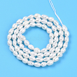 Нити из натурального культивированного пресноводного жемчуга PEAR-N012-03P-01