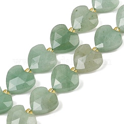 Естественный зеленый авантюрин бисер нитей G-P592-B01-01