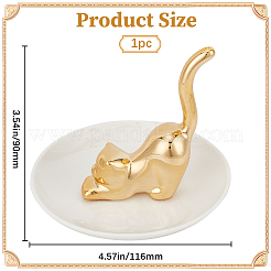 Фарфоровый поднос для украшений AJEW-WH0401-57