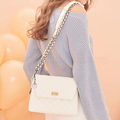 Смола персики украшение телефон прелести ремешок HJEW-PH01765