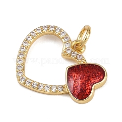 Латунные микро проложить кубического циркония подвески&nbsp;KK-B150-03G-02