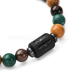 12 созвездие натуральный тигровый глаз и яшма&nbsp;WGB9E7C-10