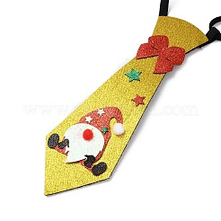 Рождественский галстук из нетканого материала&nbsp;LS-AJEW-L092-A04