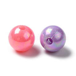 Непрозрачные акриловые бусины&nbsp;MACR-F074-10