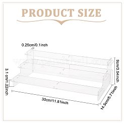 3-ярусная акриловая модель игрушки в сборе с держателями-органайзерами ODIS-WH0026-08B