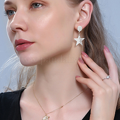 36 шт. 3-цветное ионное покрытие (IP) из нержавеющей стали 304 подвески&nbsp;STAS-UN0044-92