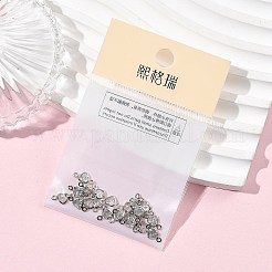 Messing Pavé klare Zirkonia Herz Verbindungsstück Charms&nbsp;XGRQ2O907-448P