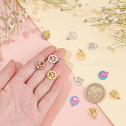 12 шт. 6 подвески из нержавеющей стали 201 и 304&nbsp;STAS-DC0001-58