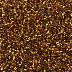 MIYUKIデリカビーズ  シリンダー  日本製シードビーズ  11/0  （db0144)シルバーライニングダークトパーズ  1.3x1.6mm  穴：0.8mm  約2000PCS /ボトル  10 G /ボトル&nbsp;SEED-JP0008-DB0144