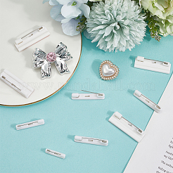100 шт. 4 стиля пластиковой фурнитуры для броши JEWB-SC0001-64