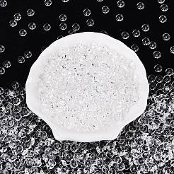 Perles de rocaille en verre de couleurs transparentes&nbsp;SEED-Q042-01A-B02