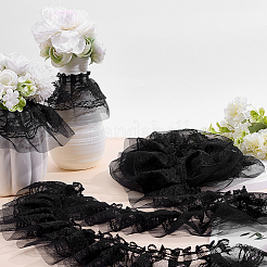 Ruban de dentelle de fleur de polyester&nbsp;OCOR-WH0105-178B