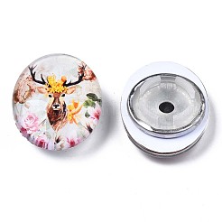 Пуговицы из стеклянной бумаги BUTT-N019-008-B01