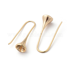 Латунные крючки для сережек KK-I655-10G