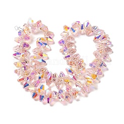 Нити бусин с цветным гальваническим покрытием ab EGLA-H104-07A-AB01