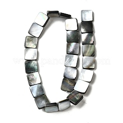 Нити бусин из натуральной черной ракушки для губ BSHE-D300-07-15mm