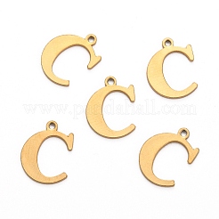 Ионное покрытие(ip) 304 нержавеющая сталь алфавитные подвески STAS-H122-C-G