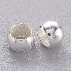 Perline ondulato in Ottone&nbsp;E002-4mm-S