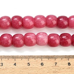 Gefärbt natürlichen weißen Jade Perlen Stränge&nbsp;GG-CBA88FB-01A