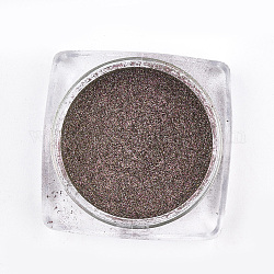 Holographic Nail Glitter Powder, Dark Color Nail Pigment Sequins Dust, for Cosmetic Festival Powder Nail Manicure Art Decoration, Camel, 28x28x14mm