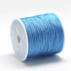 Filo nylon, cavo annodato cinese, dodger blu, 1mm, circa 284.33 iarde (260 m)/rotolo