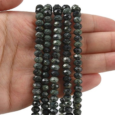 Натуральные пряди из камбабы с яшмой G-D344-A06-1